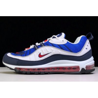 Nike Erkek Air Max 98 Gundam Kırmızı / Mavi Koşu Ayakkabısı Türkiye - KCBPYEKD